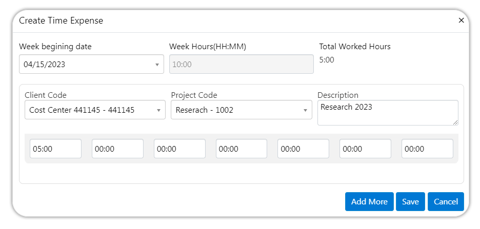 Create Time & Expense Reports